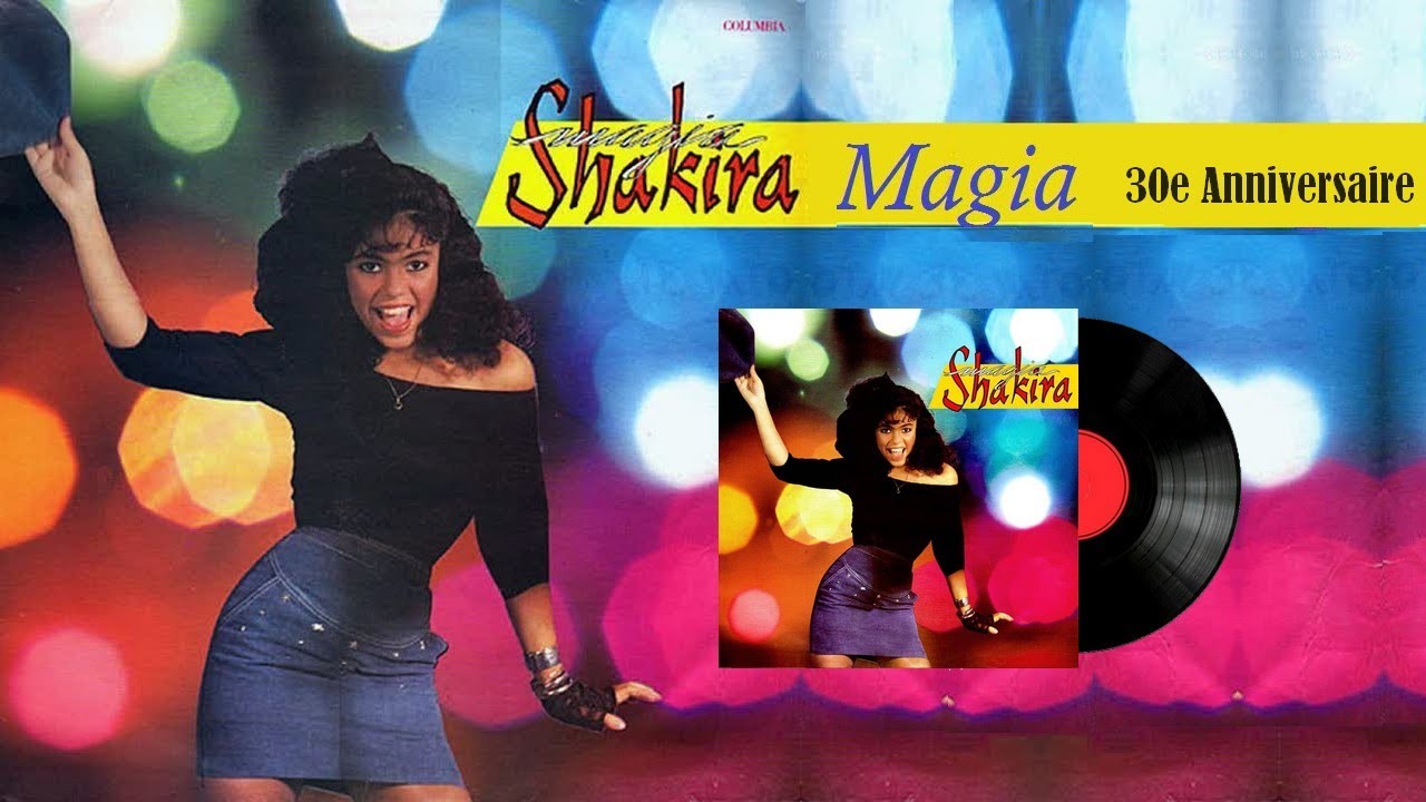 Pochette du premier album de Shakira, Magia, sorti en 1991